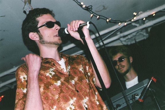 An image of Philip performing with the Foote Street Soul Revue