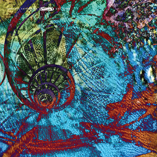 An image of the cover design for an album called The Slink, showing an abstract image of a spiral staircase.
